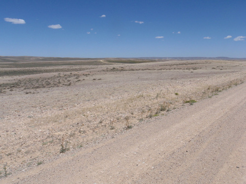 Heading East on CR 2317, Wyoming, GDMBR.